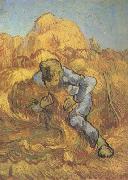 Vincent Van Gogh The Sheaf-Binder (nn04) oil painting on canvas